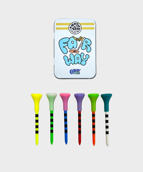 GOLF TEE TIN CASE 6PCS - FAIRWAY AS SHOWN