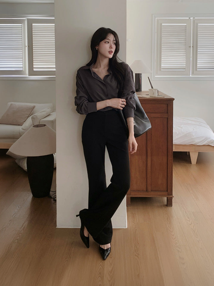 MORE SLACKS BOOTCUT TRAINING PANTS - 2 COLORS