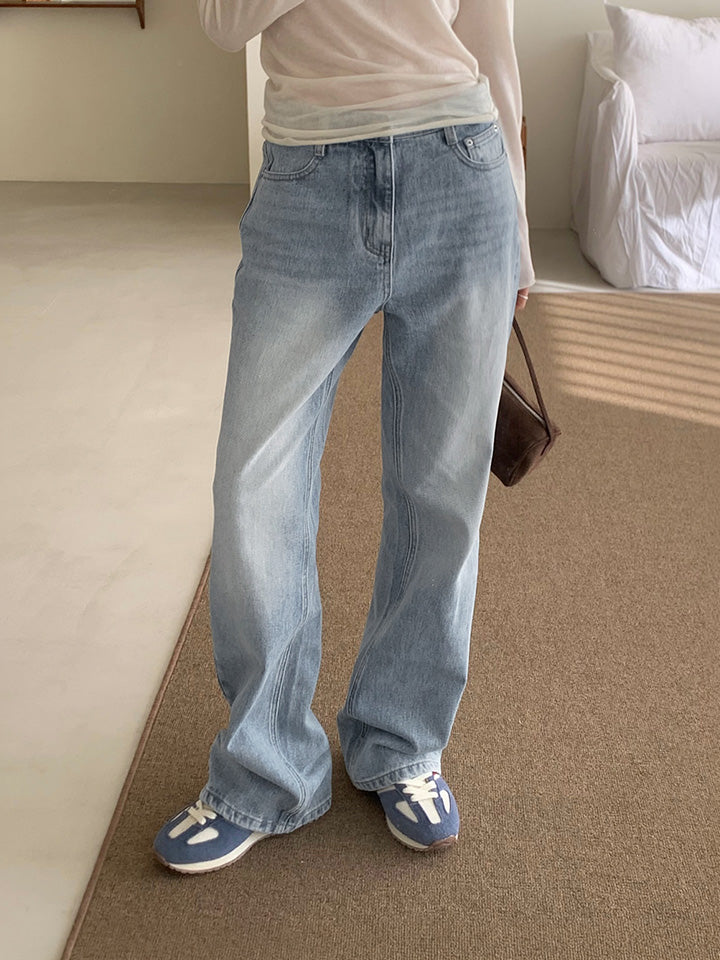 KAI SEMI-BOOTCUT DENIM PANTS - 3 COLORS