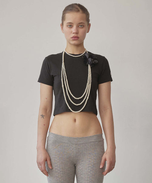 THE DAY DREAMERS CROP TOP - 2 COLORS BLACK