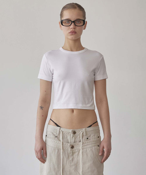 THE DAY DREAMERS CROP TOP - 2 COLORS WHITE