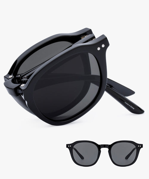 RC ZEHE PEACH SUNGLASSES - 4 COLORS BLACK