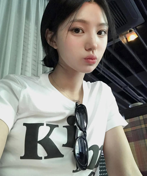 MESSY ALPHA LOGO TEE - 3 COLORS WHITE
