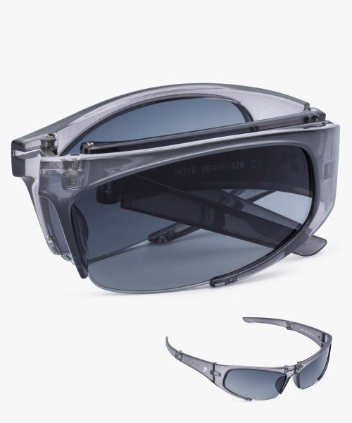RC HOYE NEON SUNGLASSES - 4 COLORS GREY