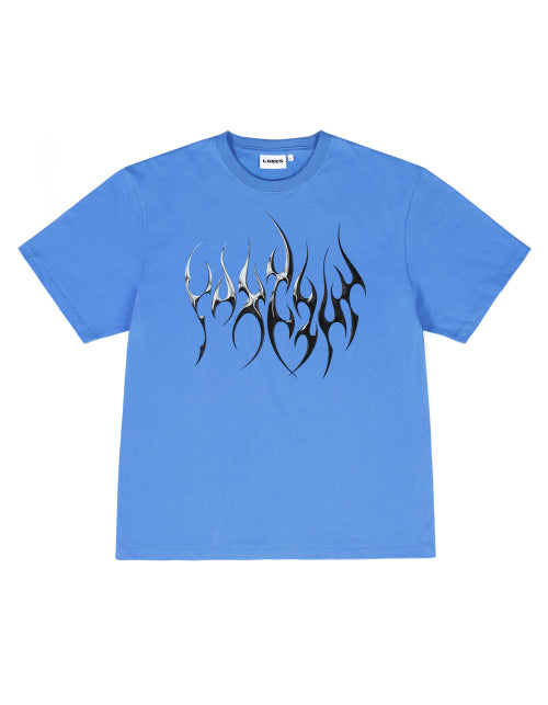 FLAME CHROME S/S TEE BLUE