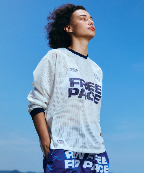 SPORTY MESH ROUND T SHIRT - 5 COLORS WHITE