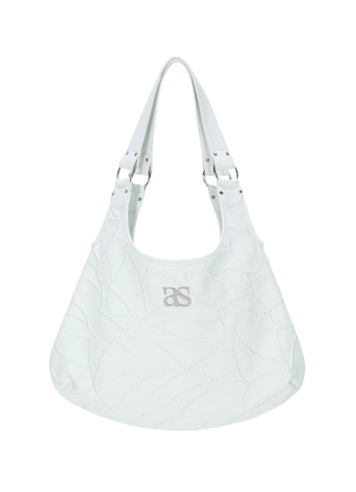 ASON BECKY SHOULDER BAG - 2 COLORS WHITE