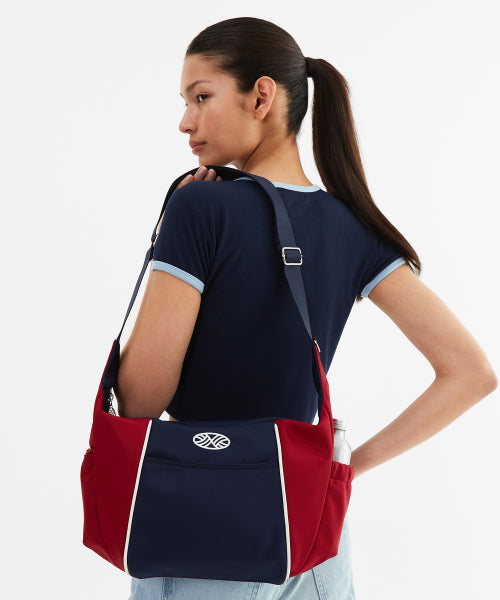 MNS TRACK LINE CROSS BAG NAVY