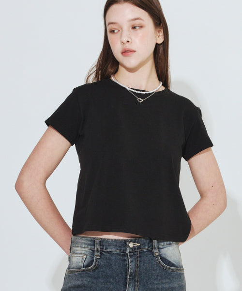 BASIC T-SHIRT - 3 COLORS BLACK