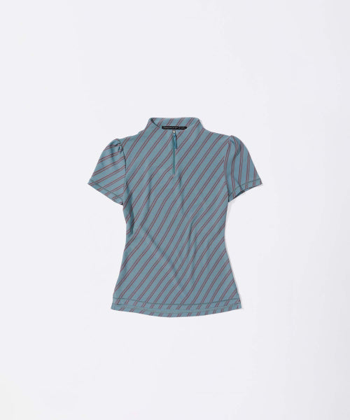 STRIPE JERSEY TOP SAGE AS SHOWN