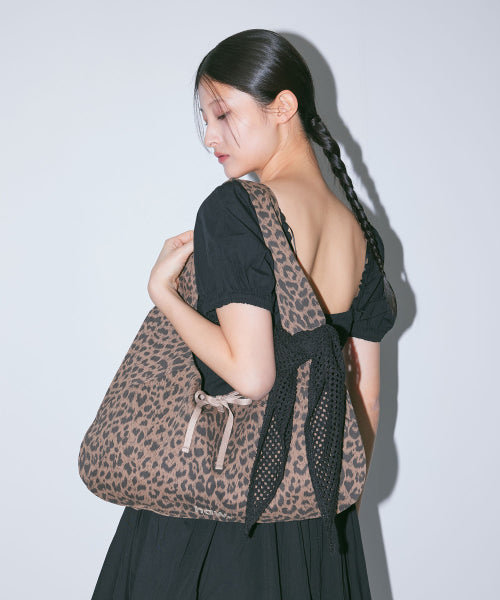 LEOPARD PATTERN ECO BAG - 2 COLORS