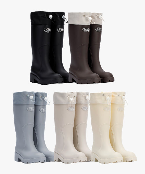 RECLOW HOU LONG RAIN BOOTS - 5 COLORS BLACK