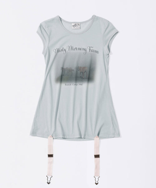 RANCH LINGERIE TEE - 2 COLORS BLUE