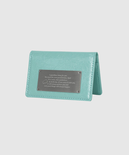 보네르 탄생석 각인 명함 카드지갑-3COLOR - 5 COLORS MINT