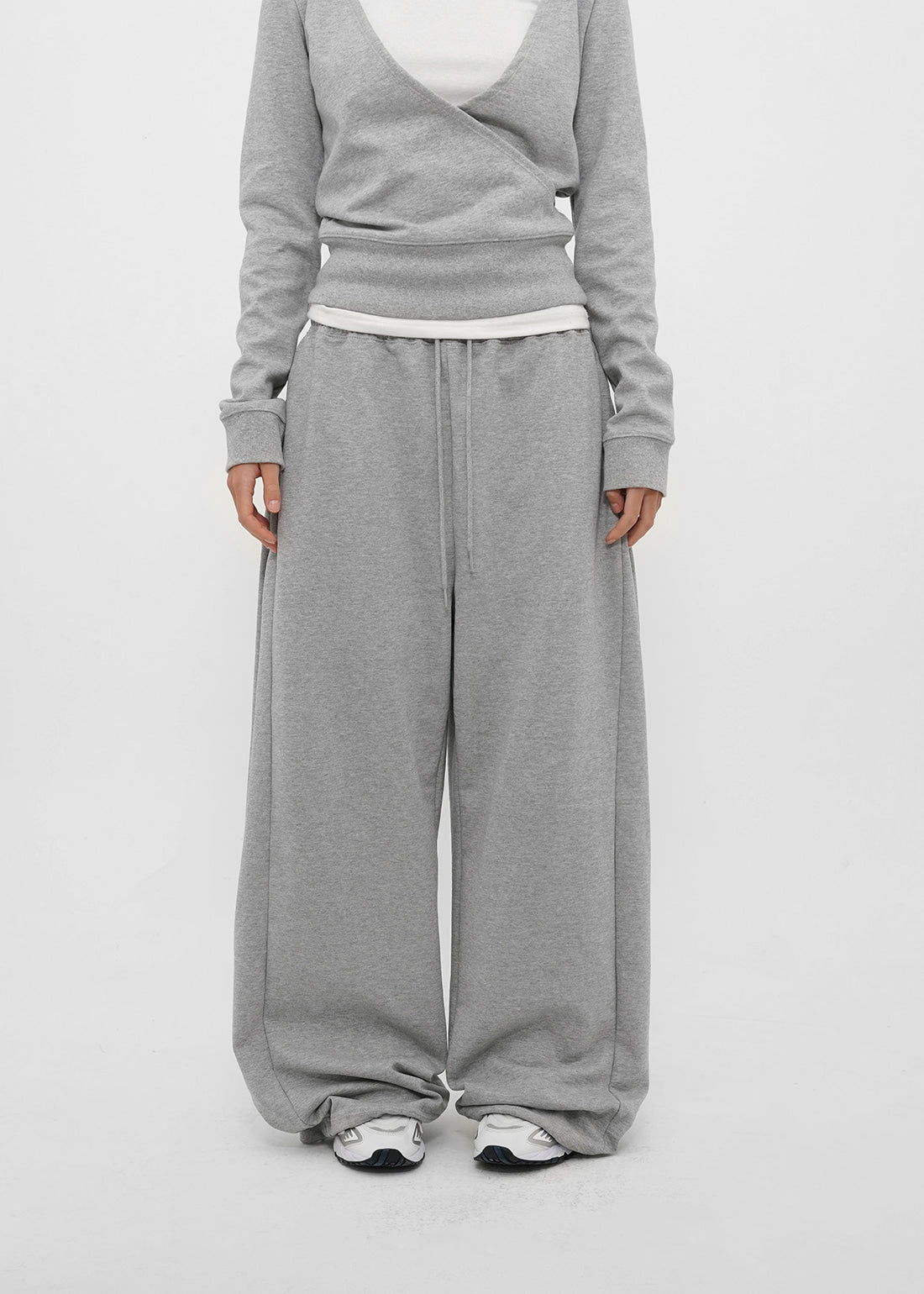 MID SWEAT FOLDING TWO-WAY PANTS - 4 COLORS 1