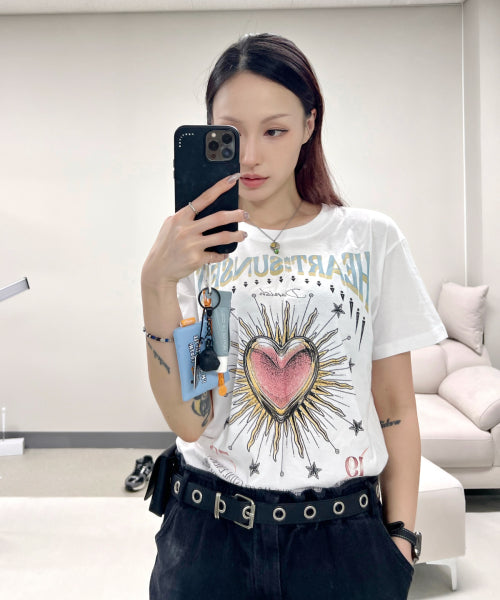 GRAPHIC T-SHIRT - 3 COLORS WHITE