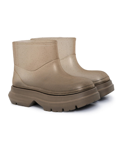 GLAIR PLATFORM SHORT BOOTS - 4 COLORS BLACK