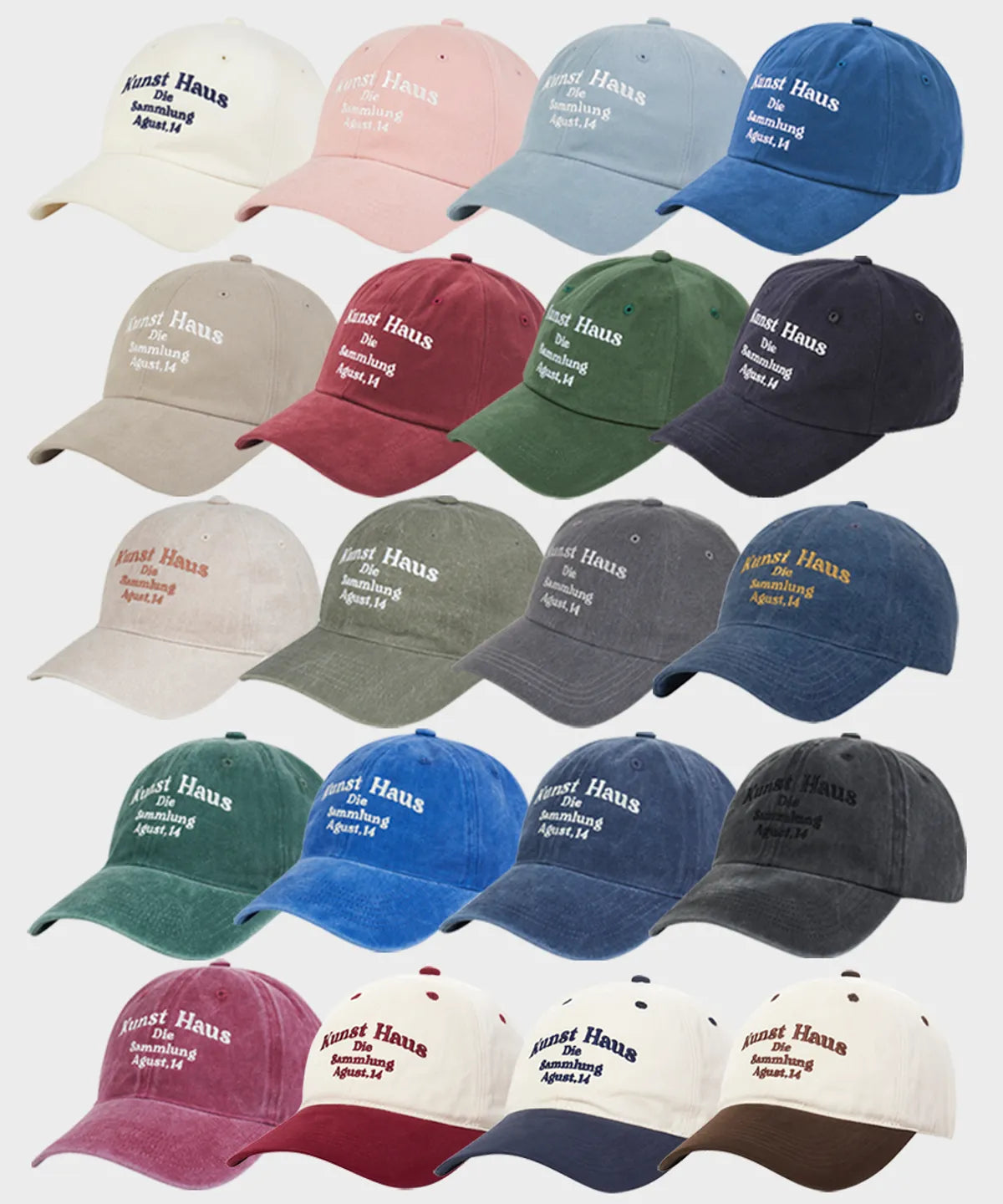 Kunst haus Cotton Ball Cap - 36 colors