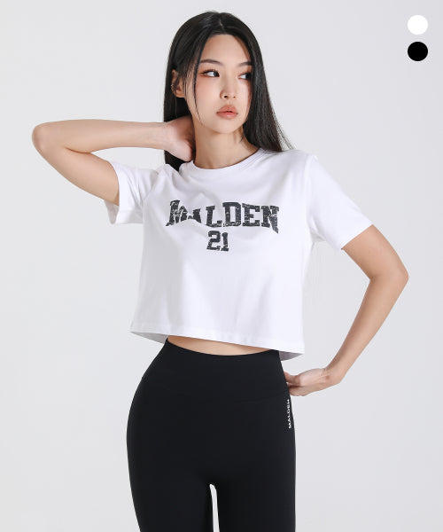 WOMEN CRACK SHORT SLEEVE - 2 COLORS BLACK