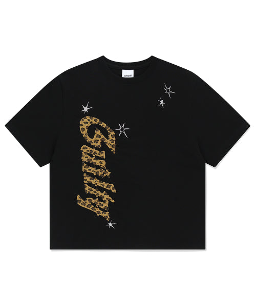 GUILTY APPLIQUE TEE - 2 COLORS BLACK