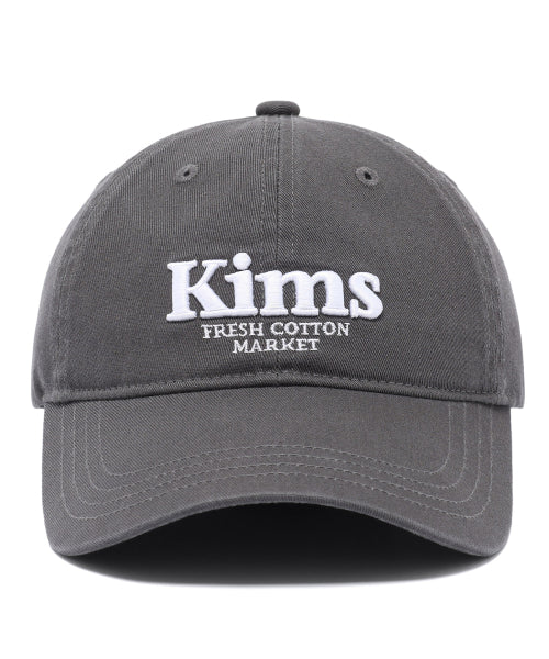 KIMS BAM LOGO BALL CAP - 8 COLORS CHARCOAL