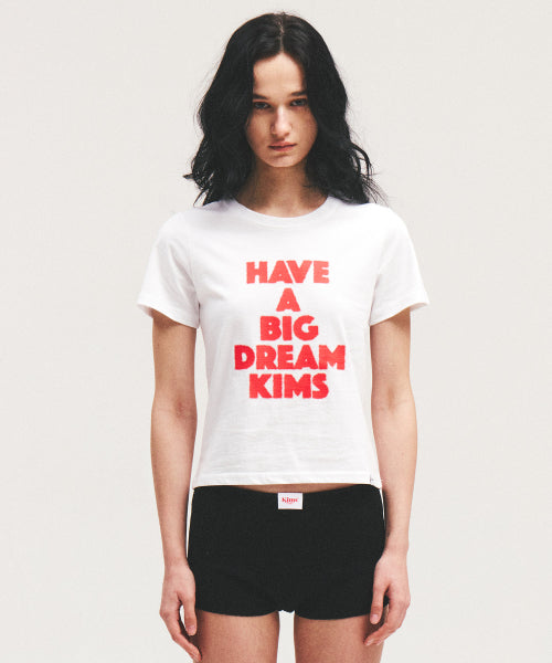 BIG DREAM TEE WHITE - 2 COLORS RED