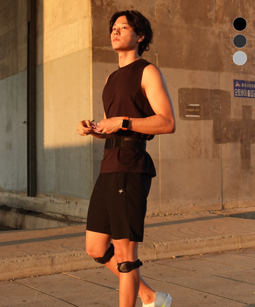 AIR BREEZE RUNNING TRAINING SHORTS - 2 COLORS BLACK