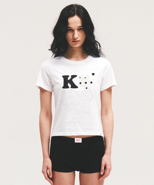 K ALPHA STAR LOGO TEE - 5 COLORS BLACK