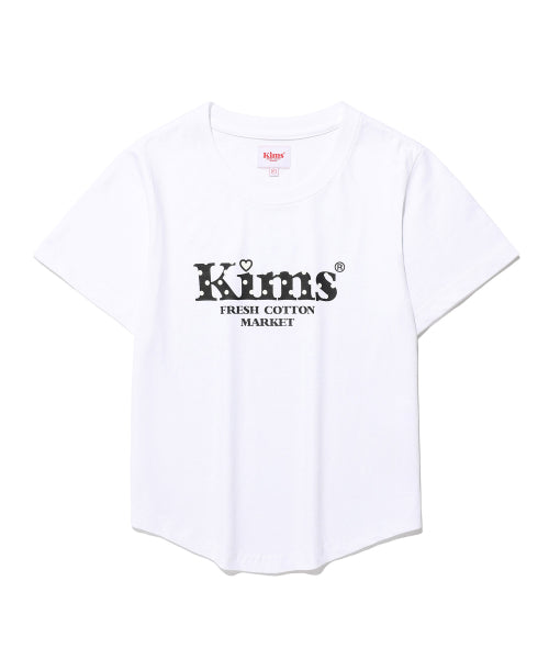 KIMS BAM LOGO DOT TEE WHITE - 2 COLORS BLACK