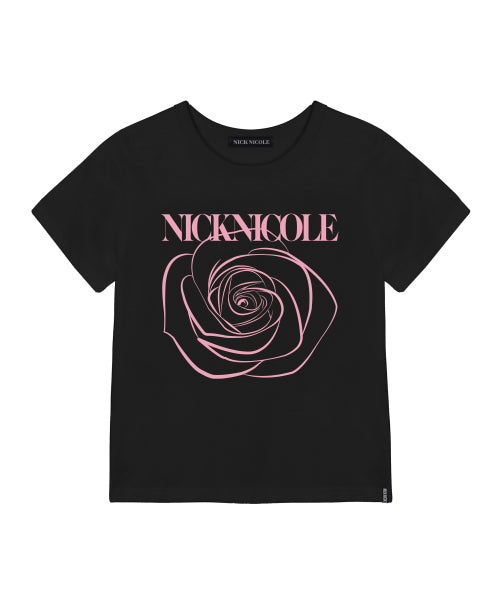 ROSE NICOLE LABEL SLIM TOP #徐睿知同款! - 5 COLORS PINK