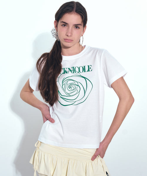 ROSE NICOLE LABEL SLIM TOP #徐睿知同款! - 5 COLORS GREEN