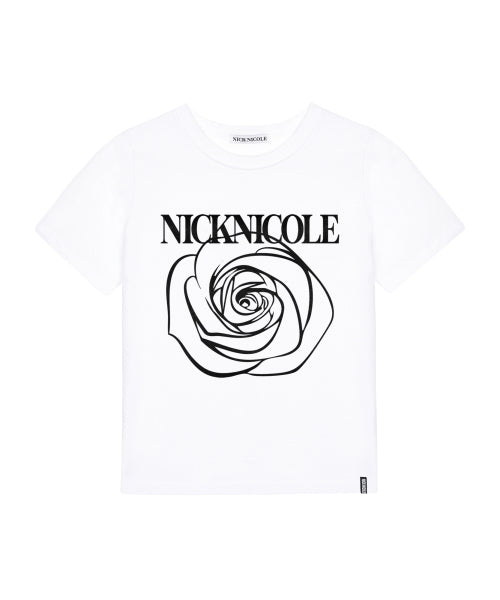 ROSE NICOLE LABEL SLIM TOP #徐睿知同款! - 5 COLORS BLACK