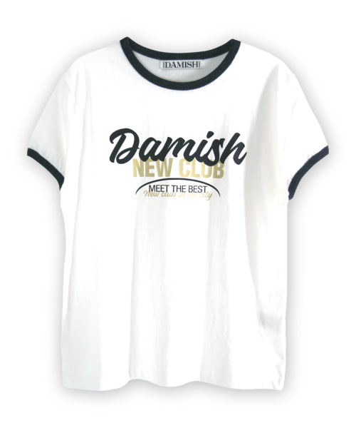 RINGER T-SHIRT - 3 COLORS CHARCOAL