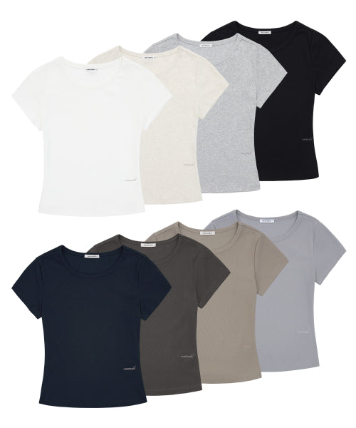 1993 BASIC WOMEN T-SHIRT - 7 COLORS WHITE