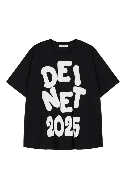 DEINET BOLD LOGO T SHIRTS - 3 COLORS BLACK