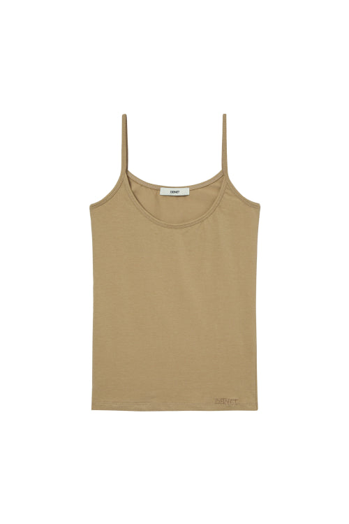 DEINET BASIC SLEEVELESS - 3 COLORS BEIGE