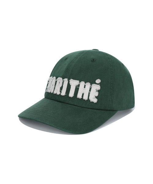 MARITHE APPLIQUE FLAT BRIM CAP - 2 COLORS GREEN