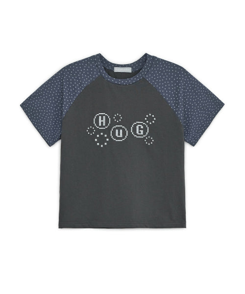RAGLAN TEE - 2 COLORS CHARCOAL