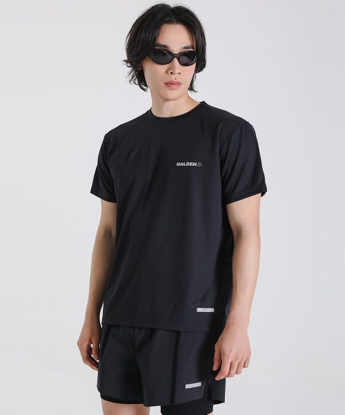 SQUARE KNIT RUNNING SHORT SLEEVE AS SHOWN