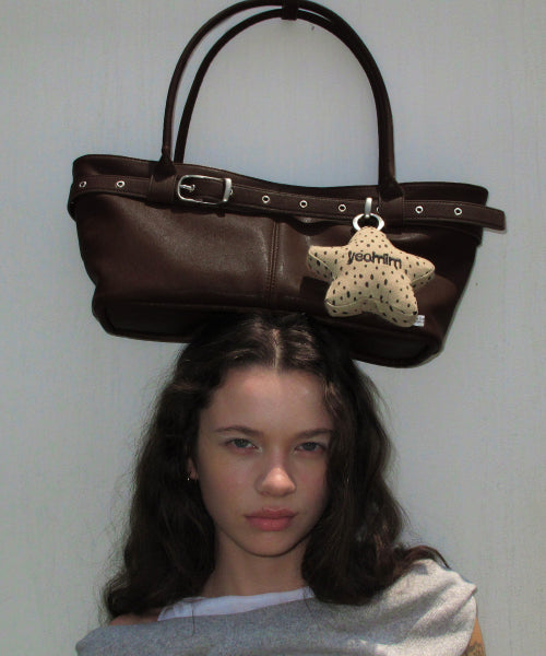 BELTED BOAT BAG (ESPRESSO) AS SHOWN