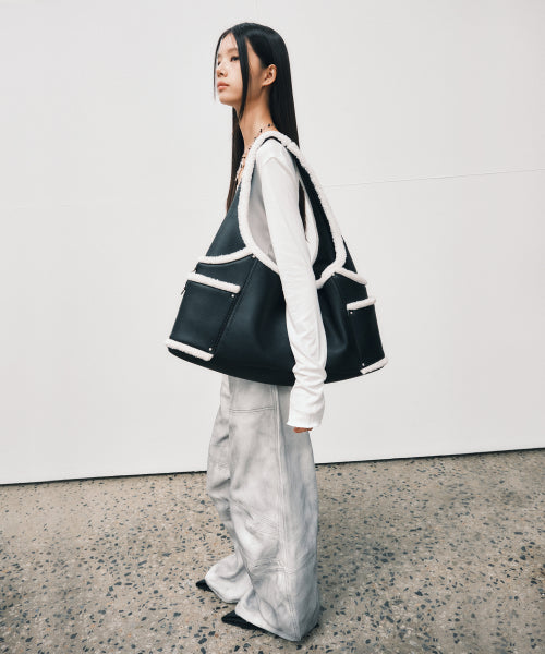 MAREN SHOULDER BAG - 5 COLORS MUSTANG BLACK