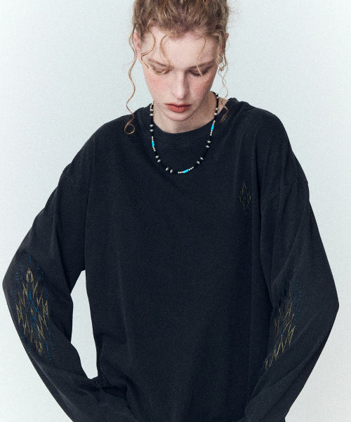 STAR PIGMENT LONG SLEEVE - 2 COLORS BLACK