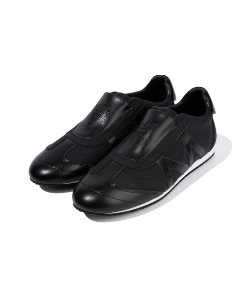 W M LOGO SNEAKERS - 2 COLORS BLACK