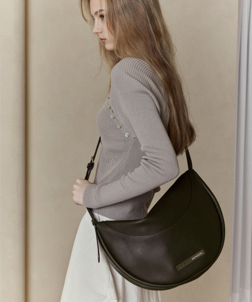 BAY SHOULDER BAG - 3 COLORS BLACK