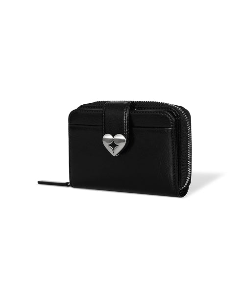 HEARTY ZIPPER POCKET BLACK