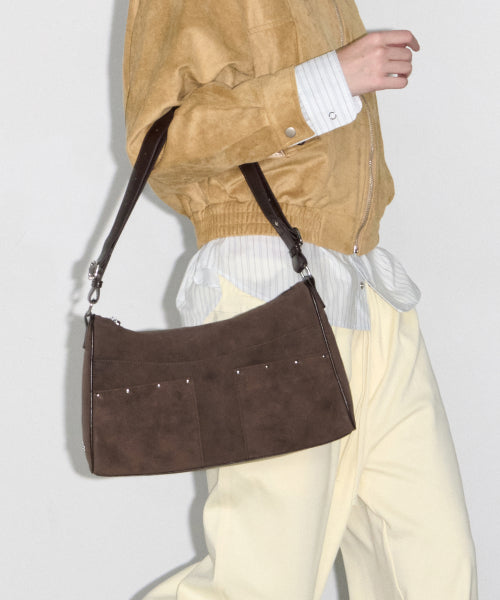 BASH BAG SUEDE BROWN