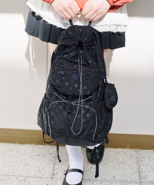 AIRY POCKET BACKPACK - 6 COLORS BLACK