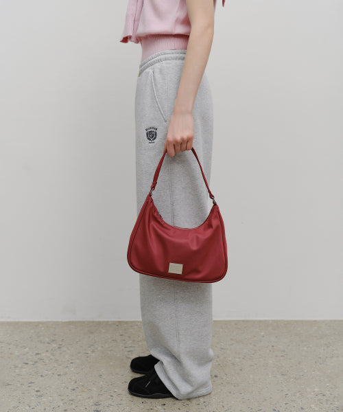 CLASSIC LOGO HOBO BAG BURGUNDY