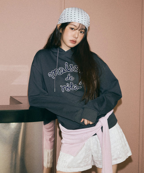MAISON DE ROLA STRING HOODIE DEEP - 3 COLORS GREY