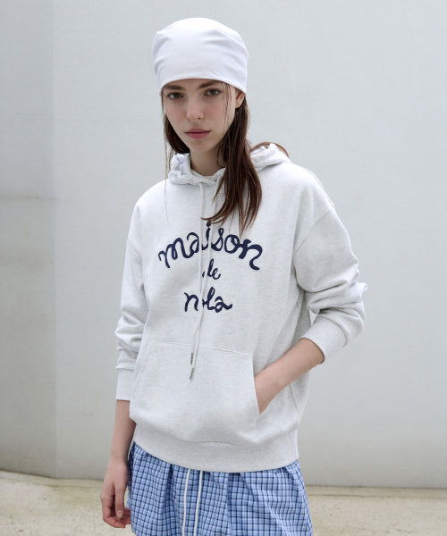 MAISON DE ROLA STRING HOODIE DEEP - 3 COLORS WHITE